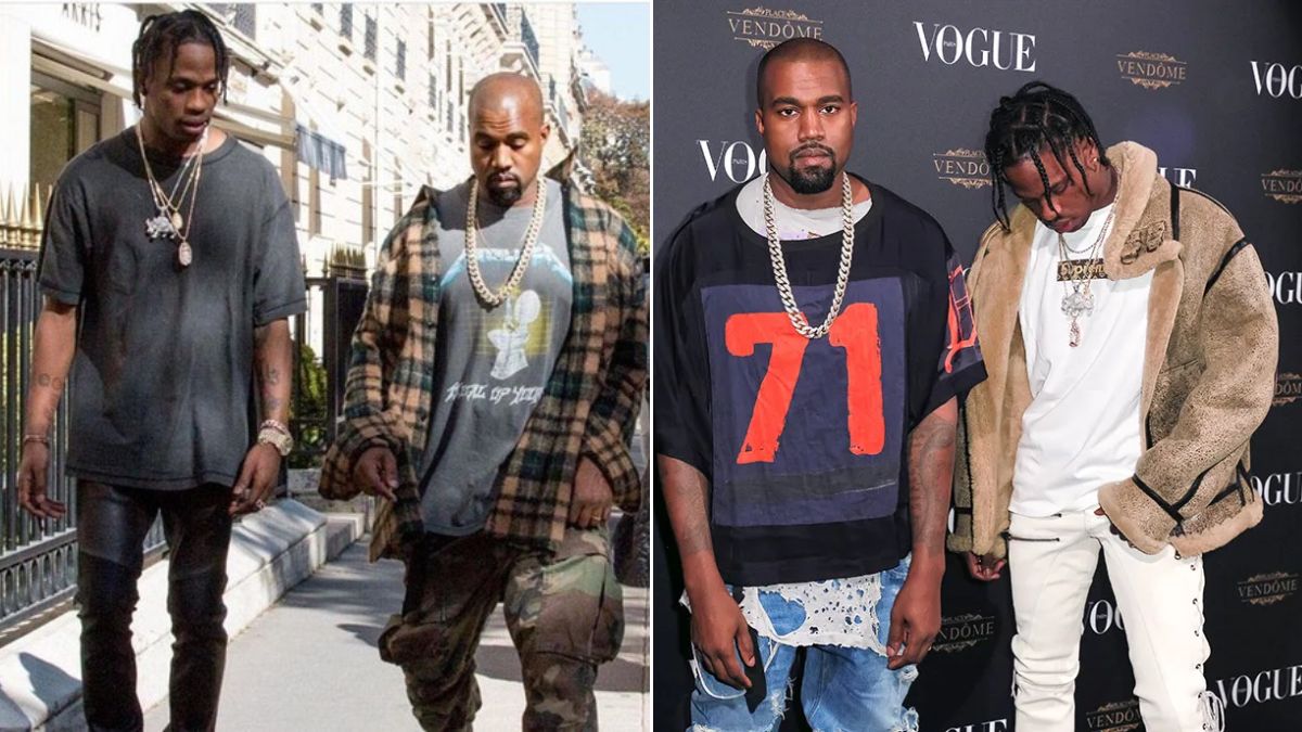 Is Kanye West rehearsing with Travis Scott for a surprise performance? Fans speculate about their collaboration.