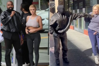 Kanye West snatches a paparazzi's phone, defending Bianca Censori, igniting controversy and media frenzy.