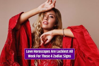 "Love horoscopes are luckiest all week for these 4 zodiac signs, bringing unexpected romantic opportunities."