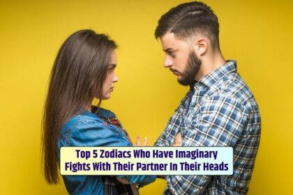 The couple, fighting, often finds themselves engaged in imaginary conflicts with their partners inside their own minds.