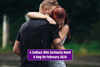 The girl hugging her boyfriend may be among those who seriously need a hug in February 2024.