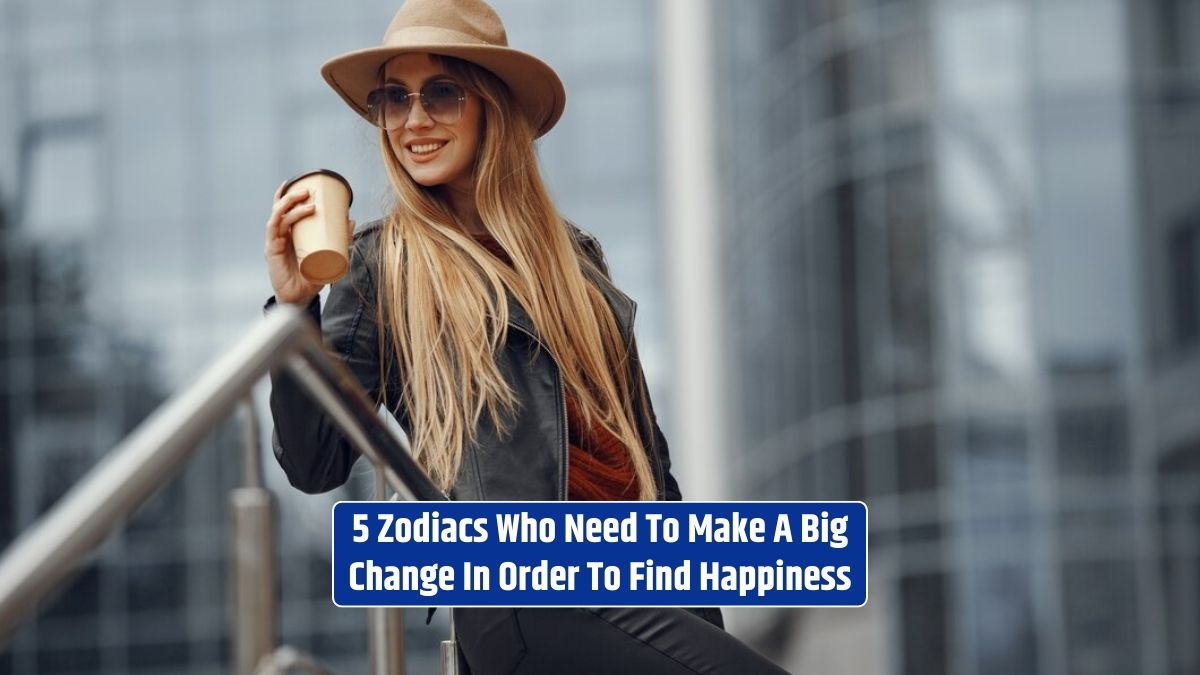 The girl holding her coffee cup in her hands might need to make a significant change to find happiness.