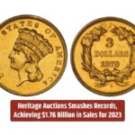 Heritage Auctions achieves a record-breaking $1.76 billion in sales for 2023, solidifying its position in the industry.