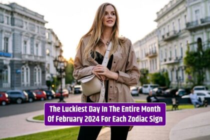 For each zodiac sign, the luckiest day in February 2024 brings unexpected opportunities for the girl in the dress.