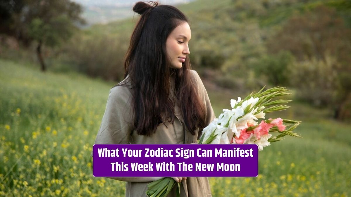 In the embrace of floral beauty, each zodiac sign can harness manifestation powers during this New Moon week.