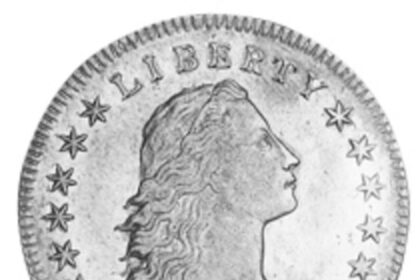 1795 flowing hair silver dollar, 1795 silver dollar, early silver dollar, first silver dollar, flowing hair dollar, rare silver dollar, valuable silver dollar, expensive silver dollar, million dollar coin, silver plug, silver plug coin, weight adjusted coin, weighted coin, rare coin, expensive coin, most valuable coin, early american coin, us mint coin, philadelphia mint, robert scot coin, silver coin collecting, coin collecting, coin auction, heritage auctions, numismatics, rare coin grading, coin authentication, coin appraisal, coin investing, coin values